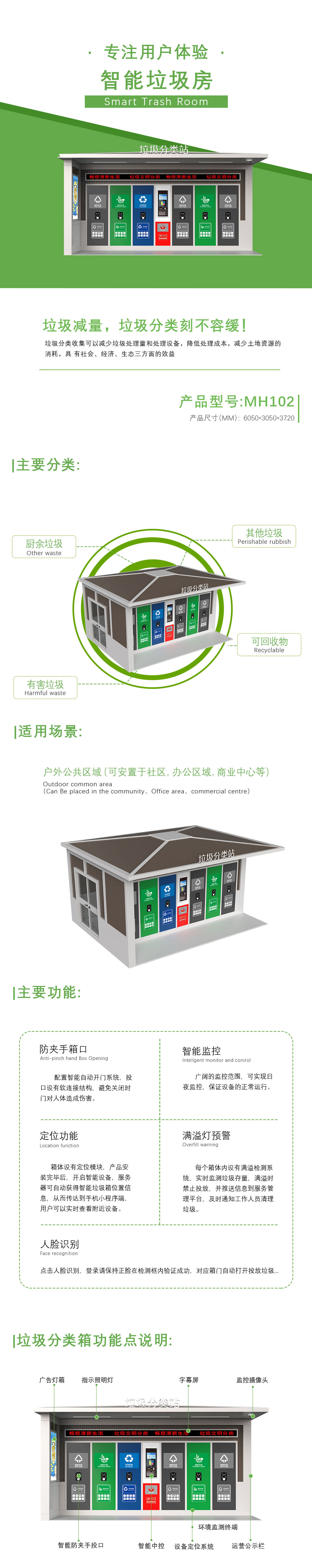 智能垃圾分类站